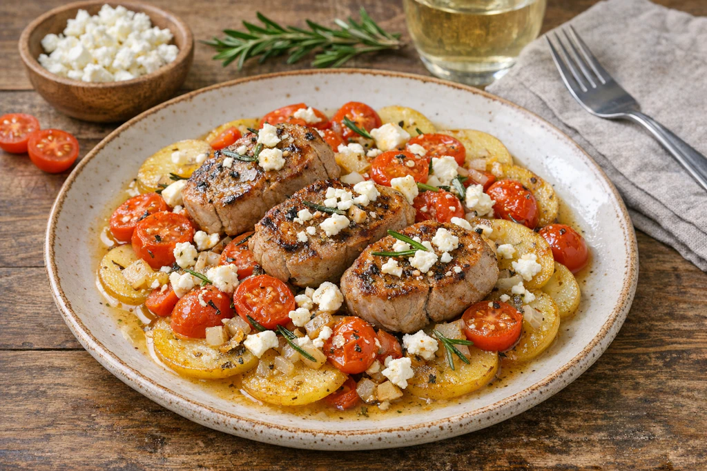 Mediterranes Schweinefilet: Dieses Rezept schmeckt nach Urlaub!