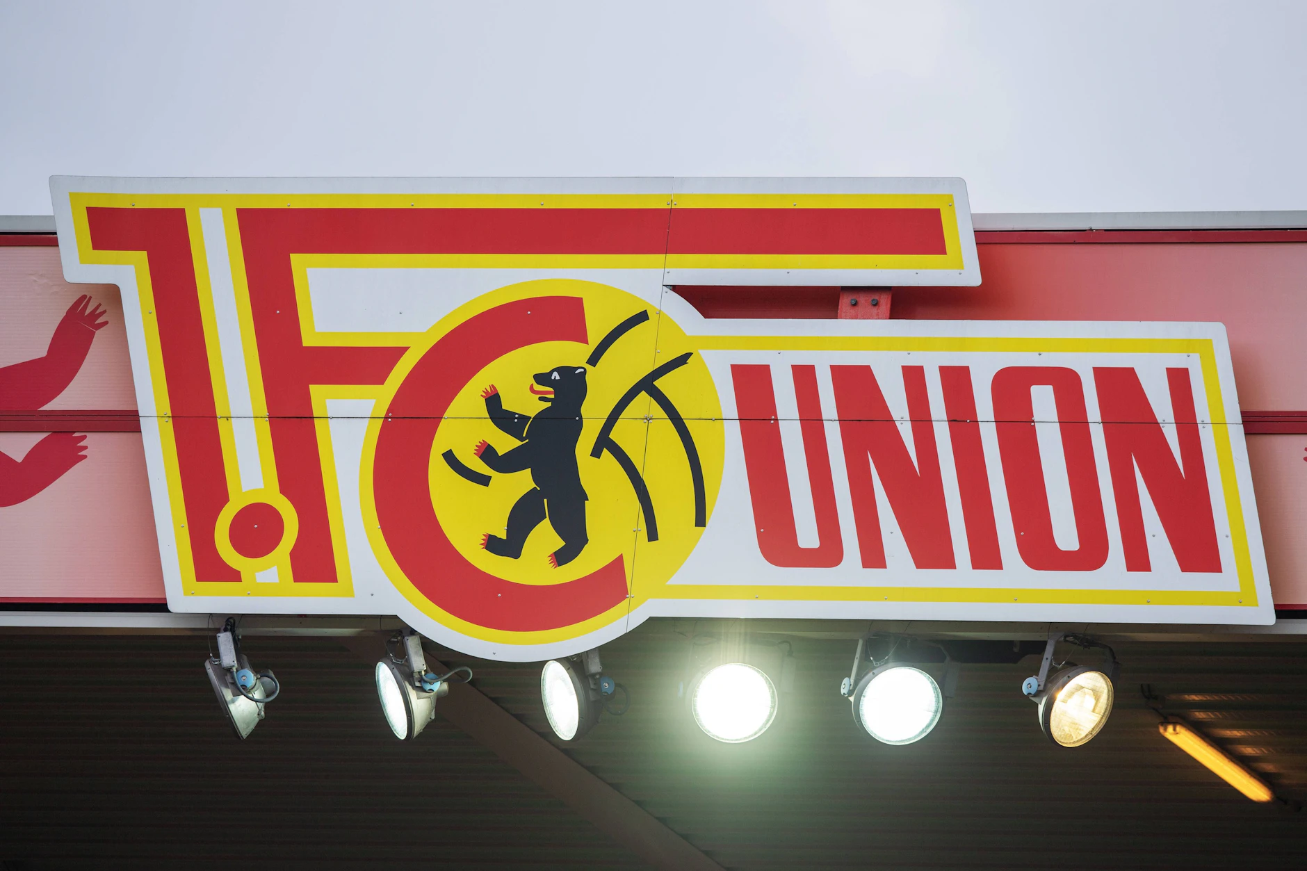 Das ist seit 1966 das ikonische Logo des 1. FC Union Berlin.