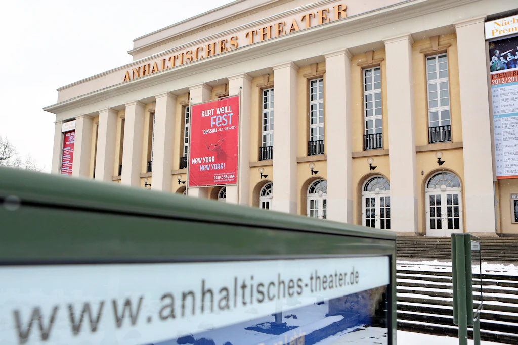 Das Anhaltische Theater in Dessau-Roßlau wird saniert.