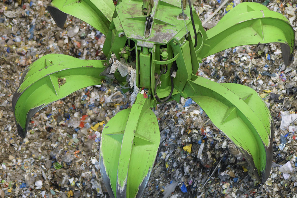 Energiegewinnung in der Plastikmüllverbrennungsanlage