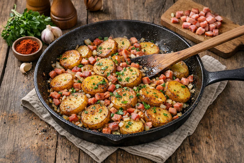 Satt und glücklich: Almkartoffeln sind die besten Bratkartoffeln!
