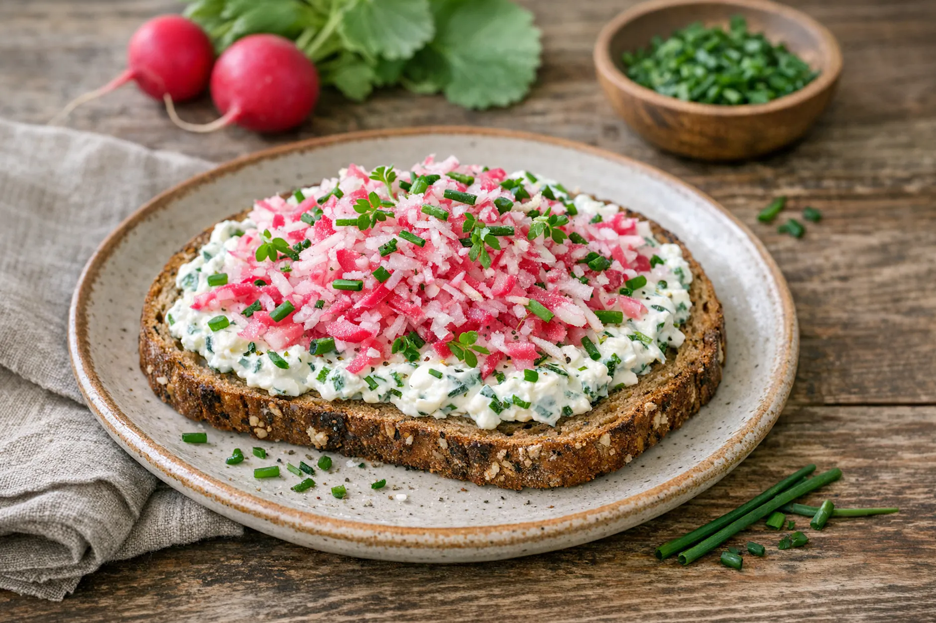 Einfache Frühlingsbrote: Manchmal muss es einfach eine Schnitte sein!