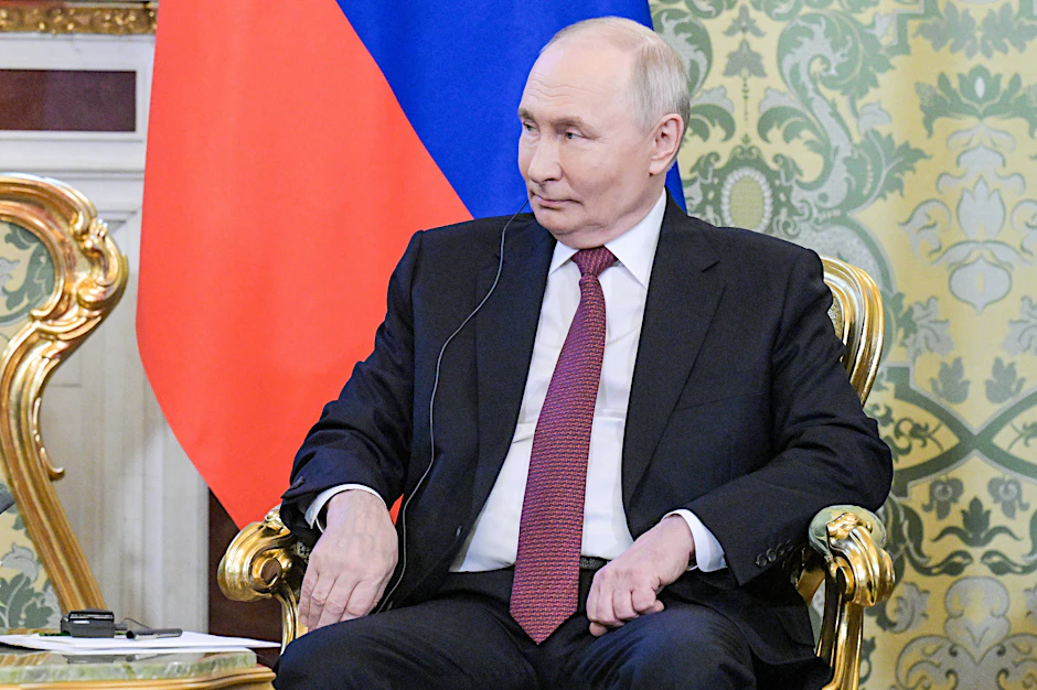 Russlands Präsident Wladimir Putin. Derzeit kommen die Verhandlungen über ein Ende des Krieges in der Ukraine nicht voran.