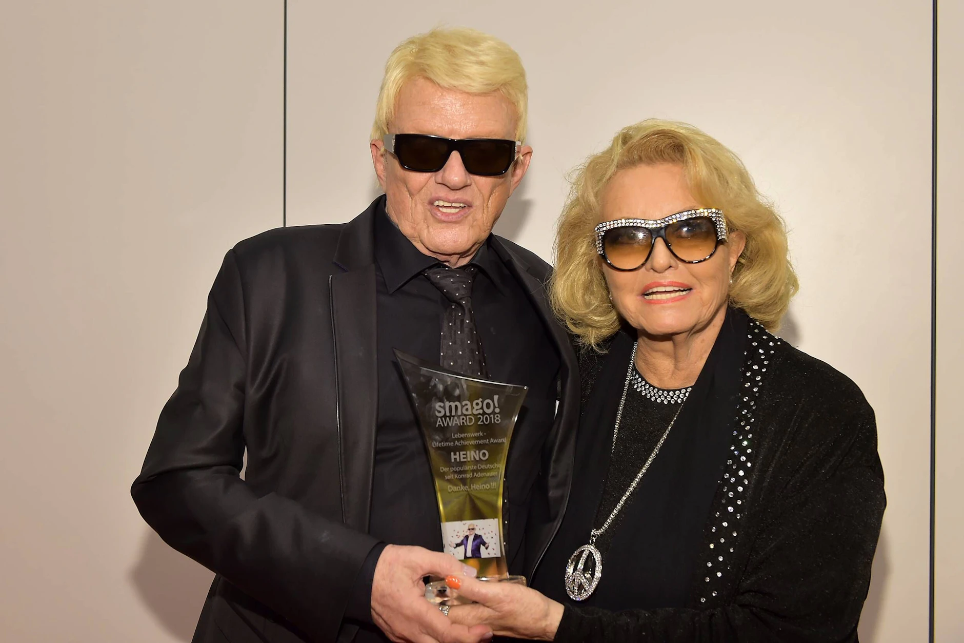 Heino mit Ehefrau Hannelore im Jahr 2019