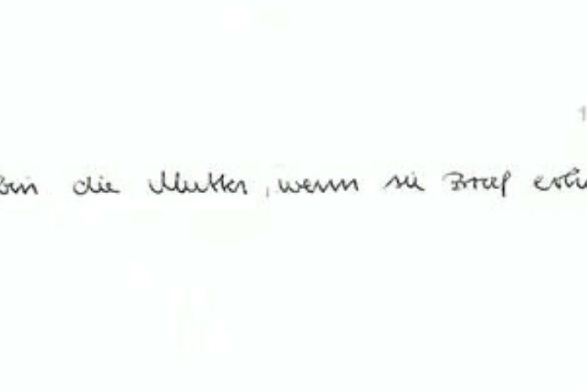Diese Schrift stammt mutmaßlich von der Mutter der toten Babys.