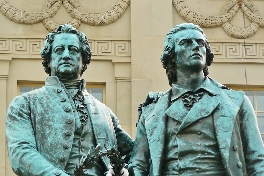 Denkmal Goethe und Schiller