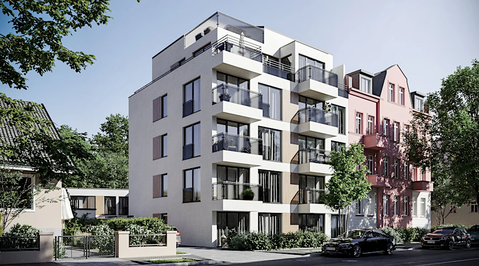 Das Projekt „SaxonYards“ in der Sachsenstraße der Homepoint-Gruppe. Die Wohnungsanbieter-GmbH ist pleite.