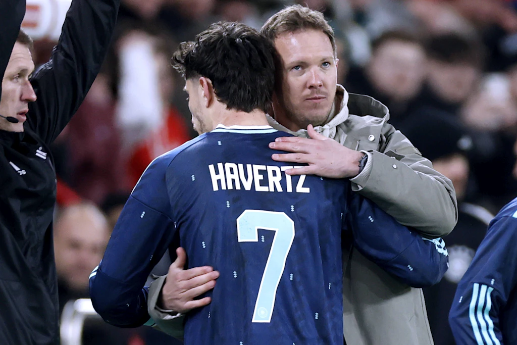 Kai Havertz (l.) wird für im System von Bundestrainer Julian Nagelsmann bei der Fußball-Weltmeisterschaft ein Fixpunkt sein.