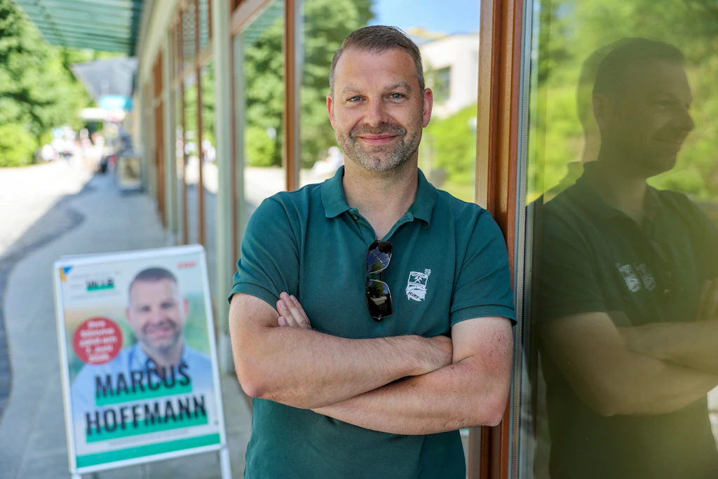 Aue-Bad Schlema hat gewählt: Marcus Hoffmann (CDU) hat die Oberbürgermeisterwahl gewonnen.