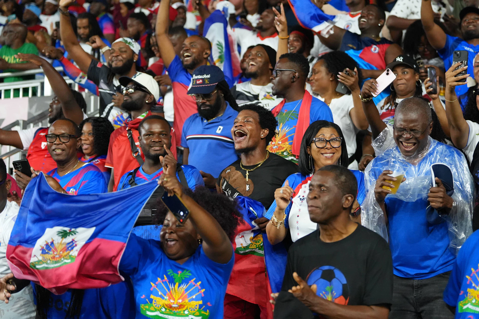 Die Fußball-WM wird bunt, auch dank der Fans aus Haiti.