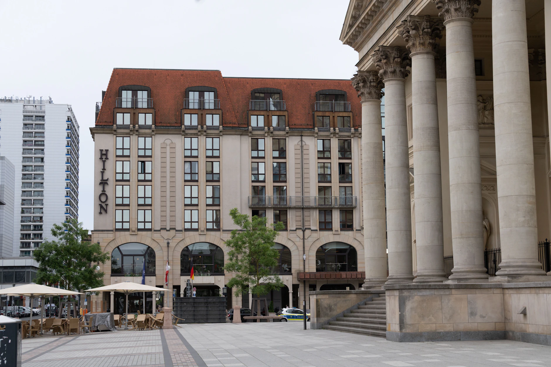 Der 33-Jährige Aleph Christian von Fellenberg Palma verlies das Hilton Hotel am Gendarmenmarkt um 22 Uhr.