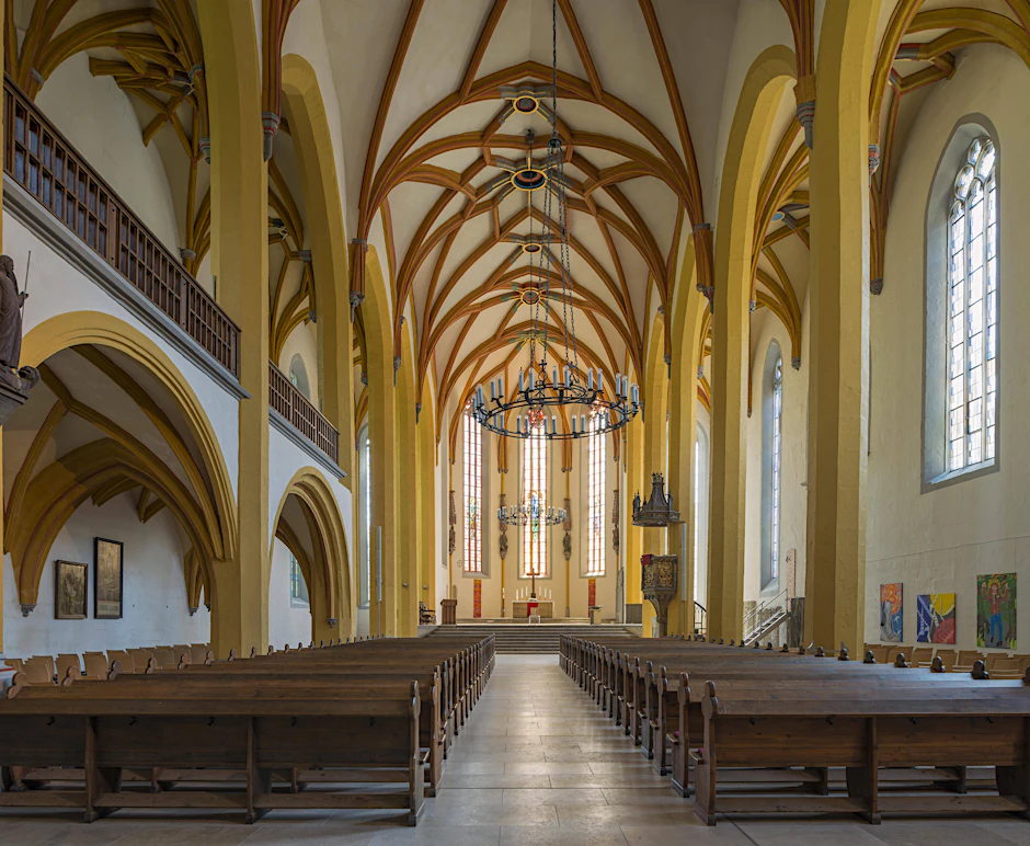 In diesem Kirchenschiff der Evangelische Stadtkirche St. Michael in Jena soll der Mann versucht haben, die Kirche in Brand zu setzen.