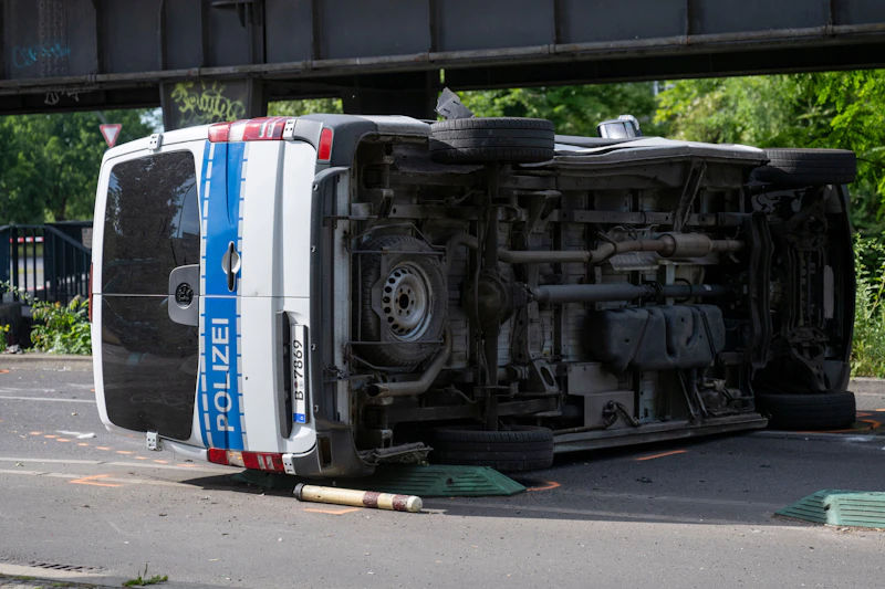 Crash in Berlin: Taxi kracht in Polizeiwagen – zwei Schwerverletzte