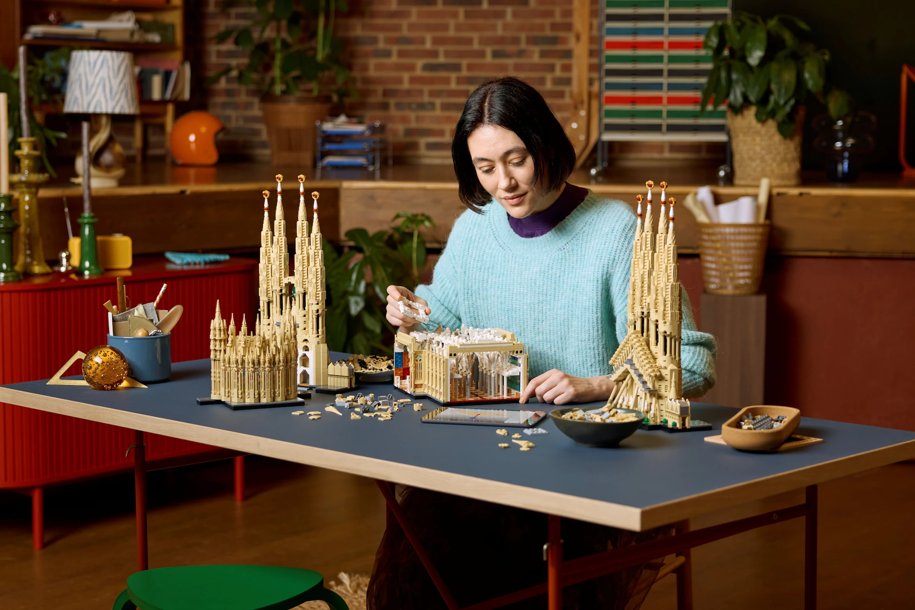 Um die Lego-Kathedrale zusammenzubauen, braucht es geschätzt 25 bis 35 Stunden.