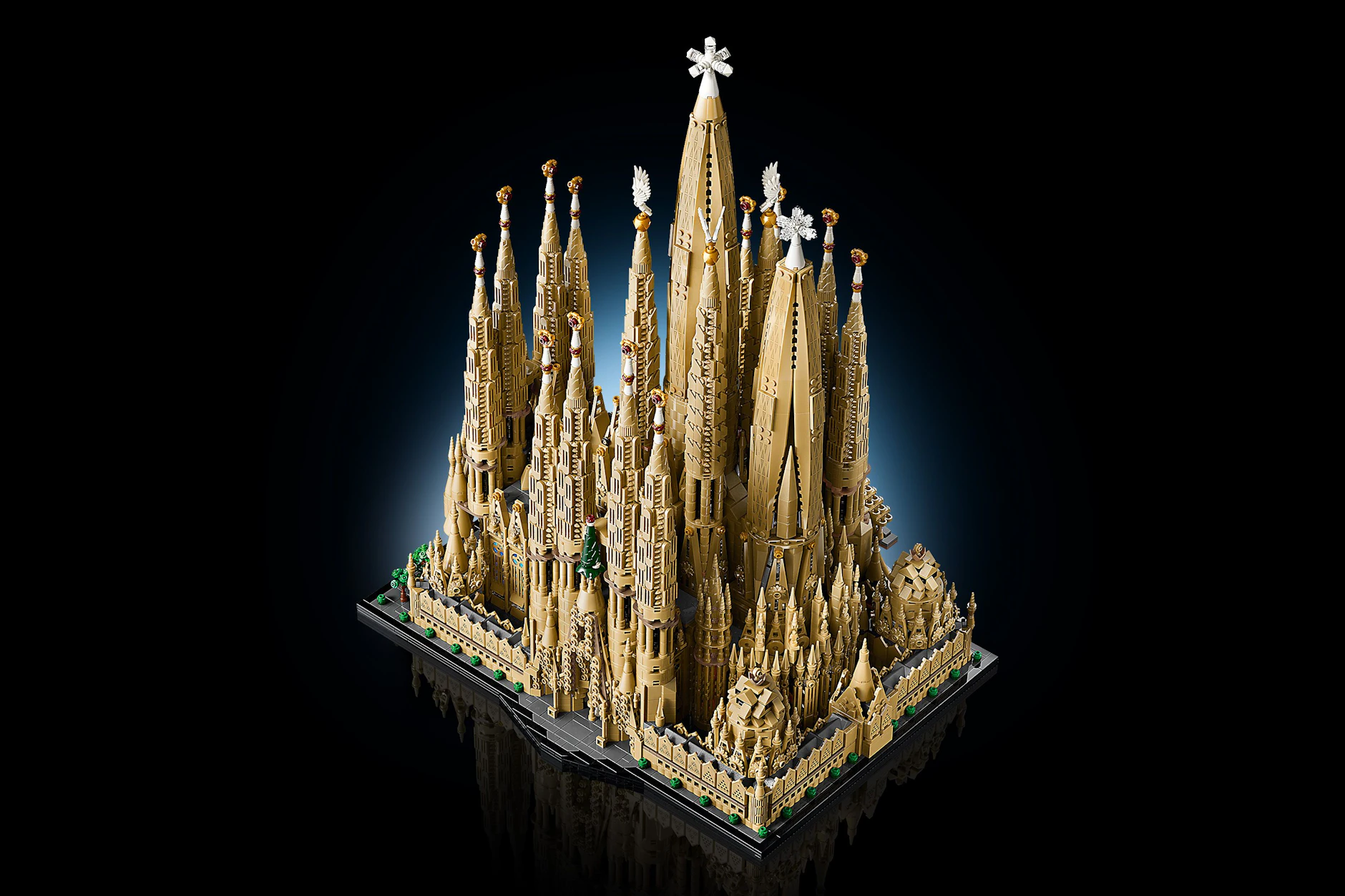 Das Lego-Modell der Basilika Sagrada Familia hat 12.060 Teile.