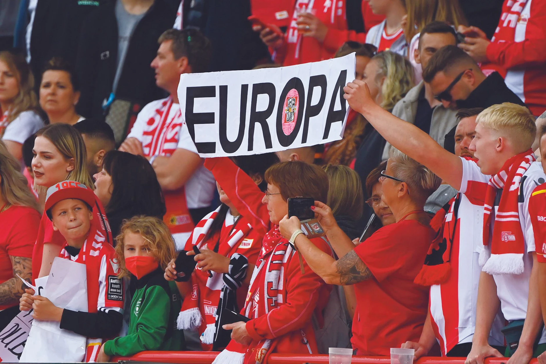 Unions Fans freuen sich auf Spiele im Europapokal.