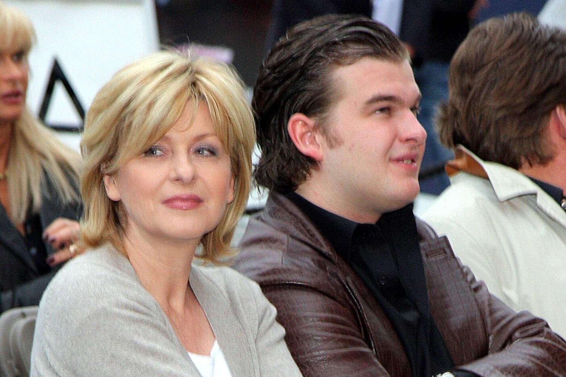 Carmen Nebel mit Sohn Gregor beim Classic Open Air auf dem Gendarmenmarkt in Berlin.