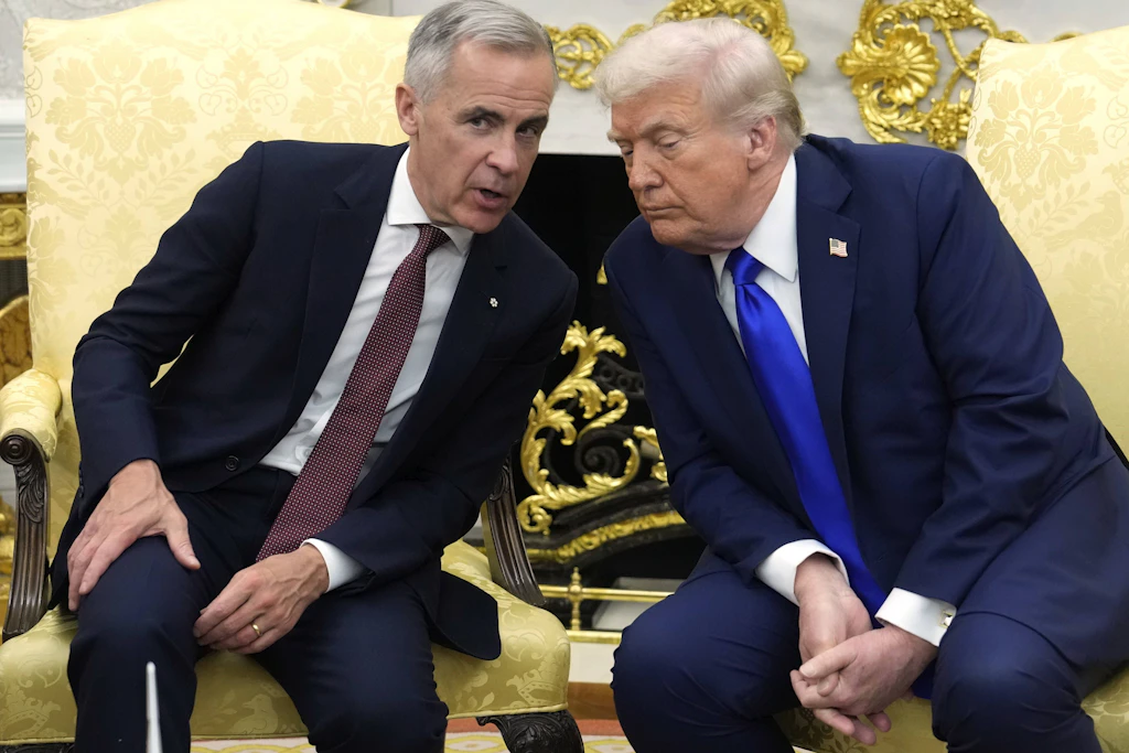Kanadas Premierminister Mark Carney bei einem Treffen mit US-Präsident Donald Trump