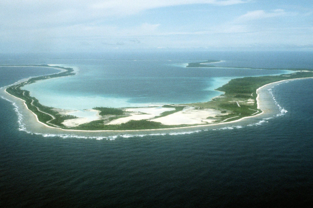 Die Insel Diego Garcia, die zu den Chagos-Inseln gehört, dient als Luftwaffenstützpunkt