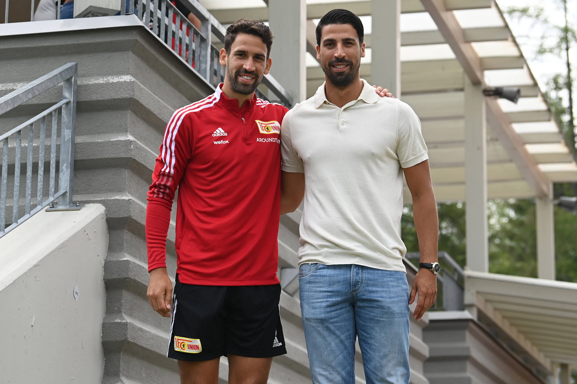Sami Khedira mit seinem jüngeren Bruder Rani.