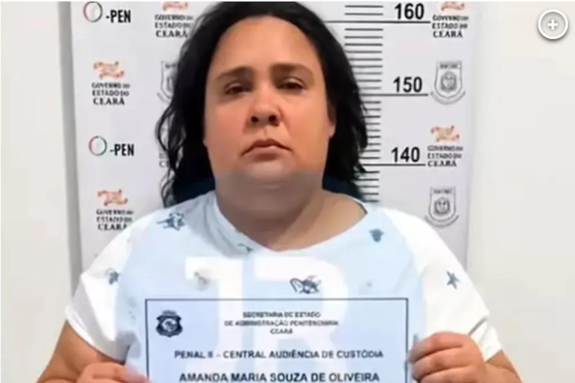 Gab sich als Zwölfjährige aus: Amanda Maria Sousa Oliveira (37) bei ihrer Festnahme.