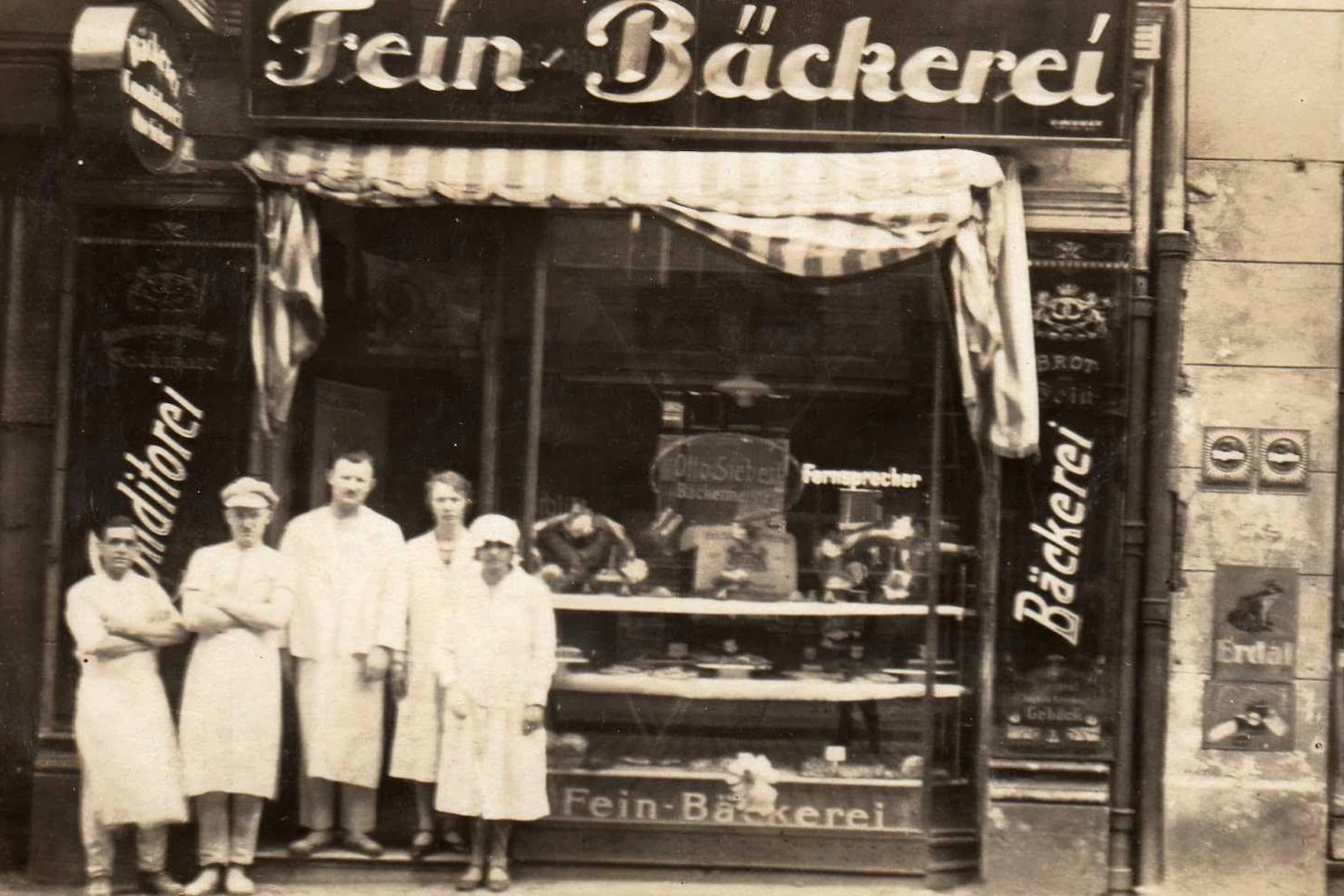 Eröffnung Fein Bäckerei Siebert 1906 
