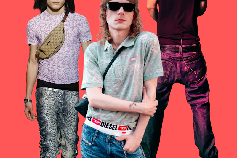 Unter die Gürtellinie: Die Herrenhose sinkt erneut unter Box