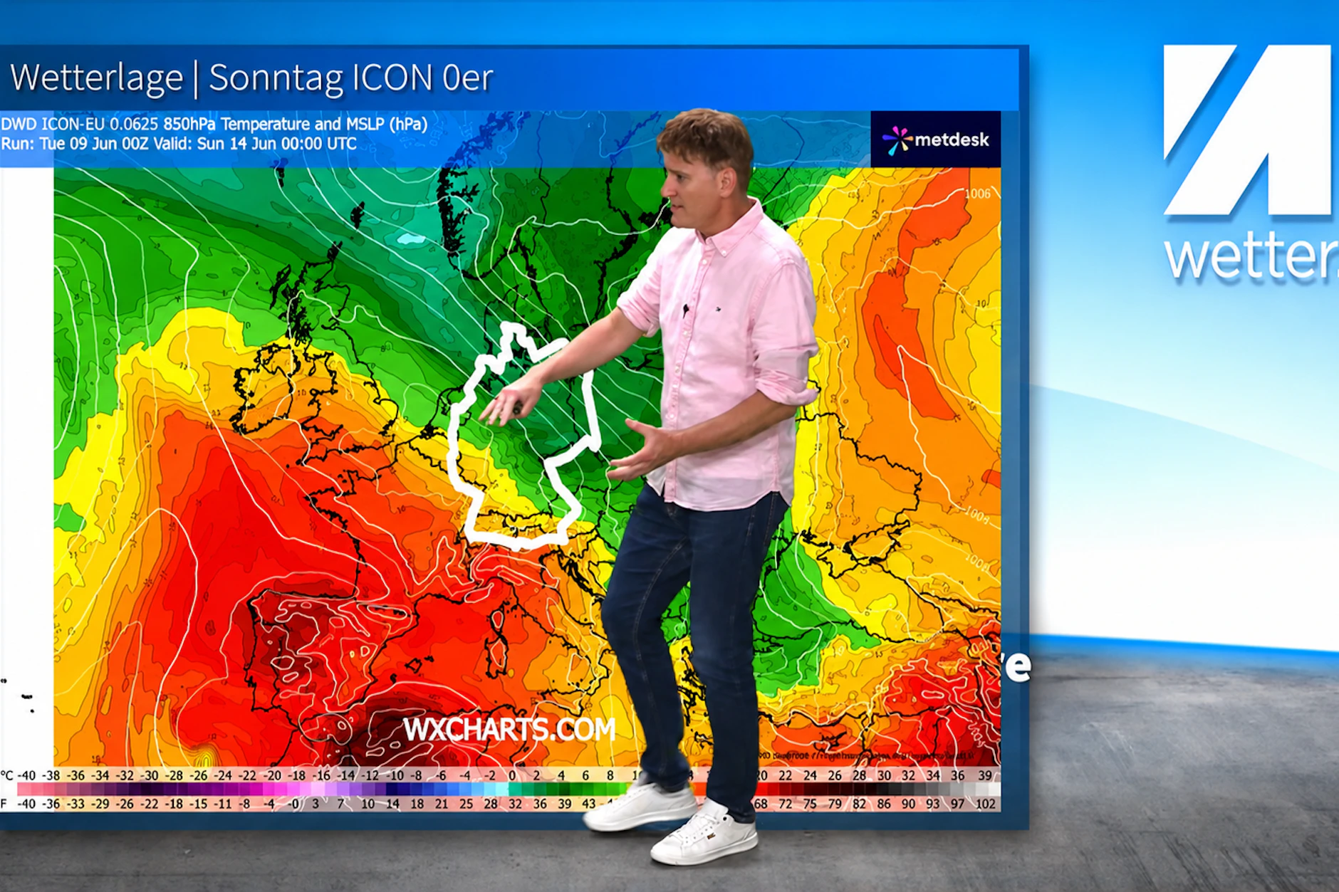 Am Sonntag kommen die warmen Luftmassen aus Nordafrika und Südeuropa im Südwesten Deutschlands an, erklärt Meteorologe Dominik Jung von wetter.net.