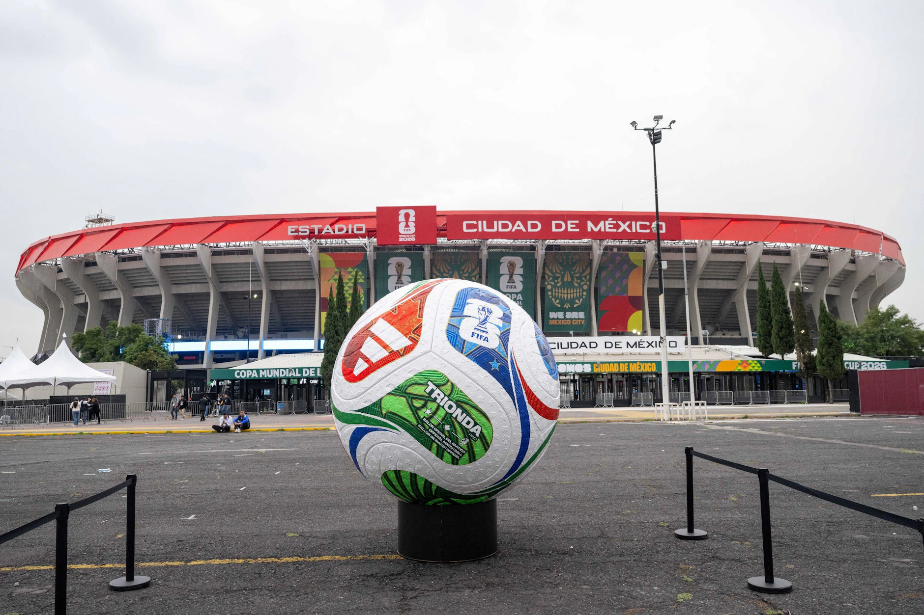 Im Aztekenstadion in Mexiko-Stadt wird Donnerstagabend das Eröffnungsspiel angepfiffen.