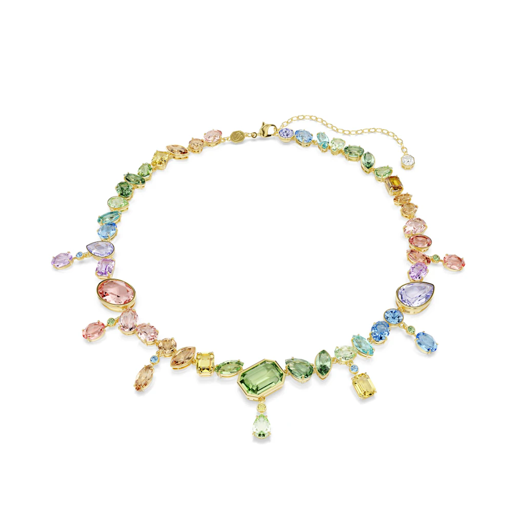 Swarovski setzt in seiner Kollektion auf Pastelltöne. Die Kette Gema kostet 480 Euro.