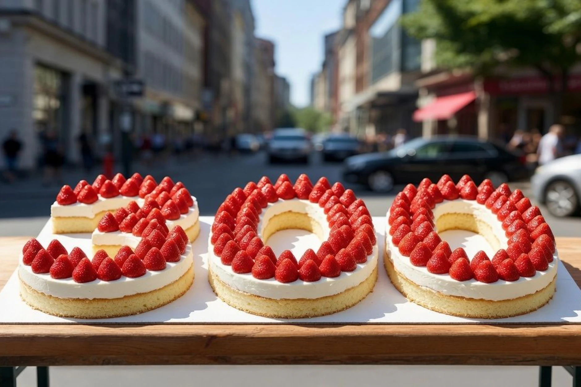 Die Konditoren-Innung feiert ihr 300-jähriges Bestehen mit einem XXL-Kuchen.