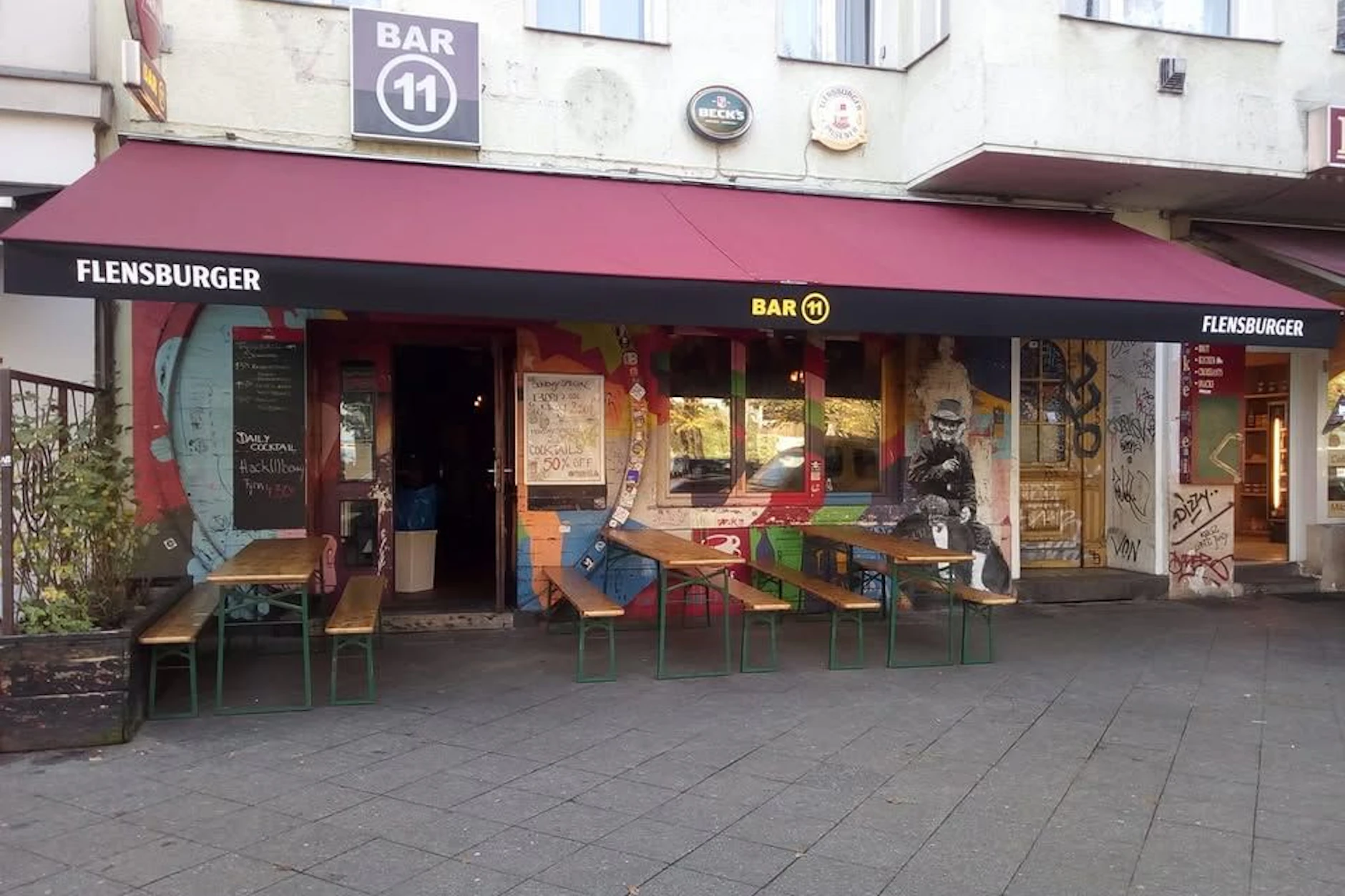 Die „Bar 11“ befindet sich in der Nähe des Görlitzer Parks.