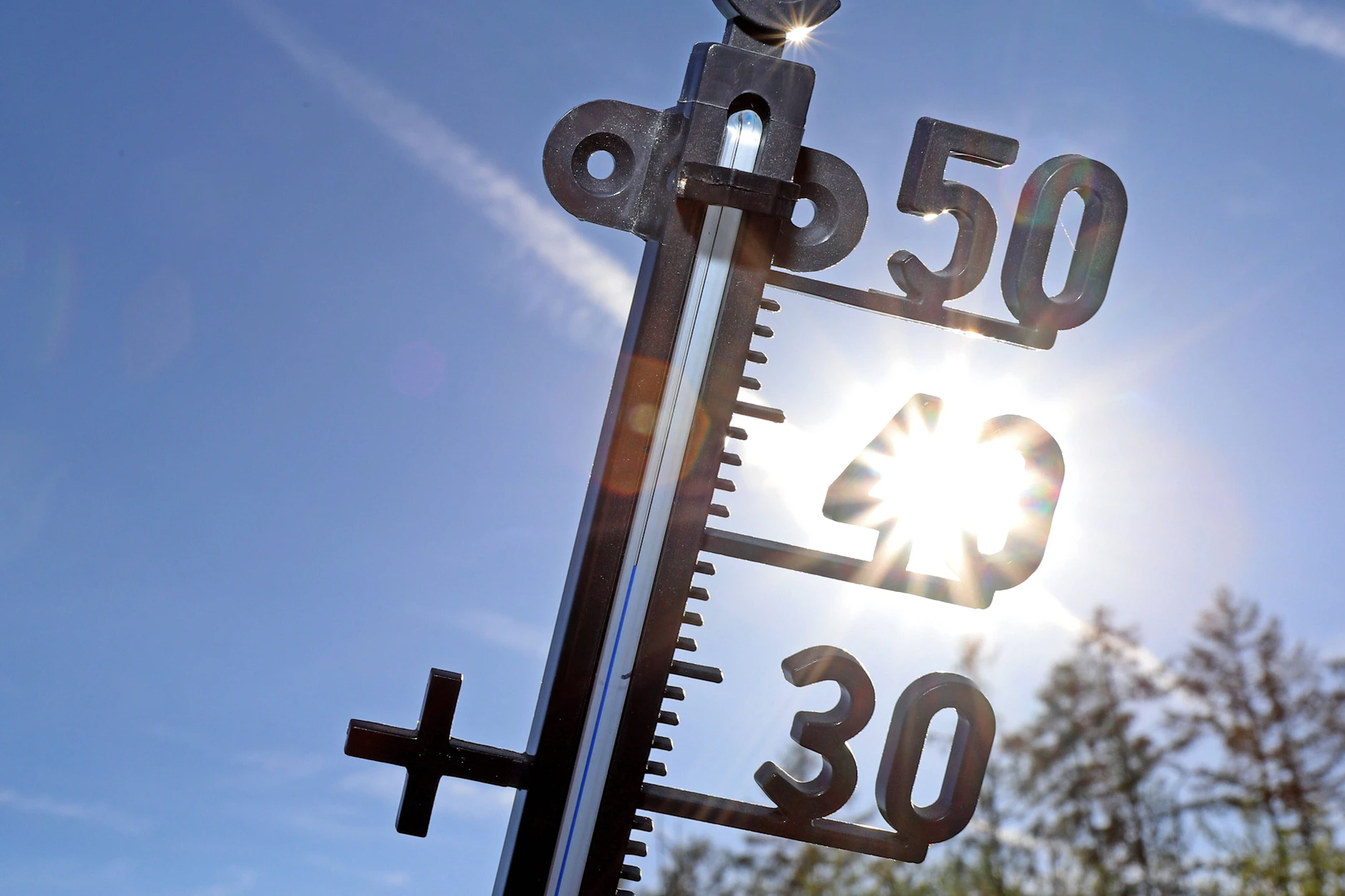 Die Temperaturen klettern weit über 30 Grad.