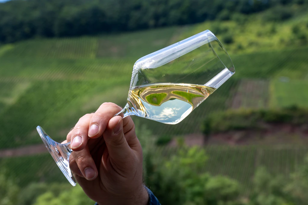 Der Riesling vom Weingut Robert Weil aus dem Rheingau stößt auch im Adlon auf große Begeisterung.