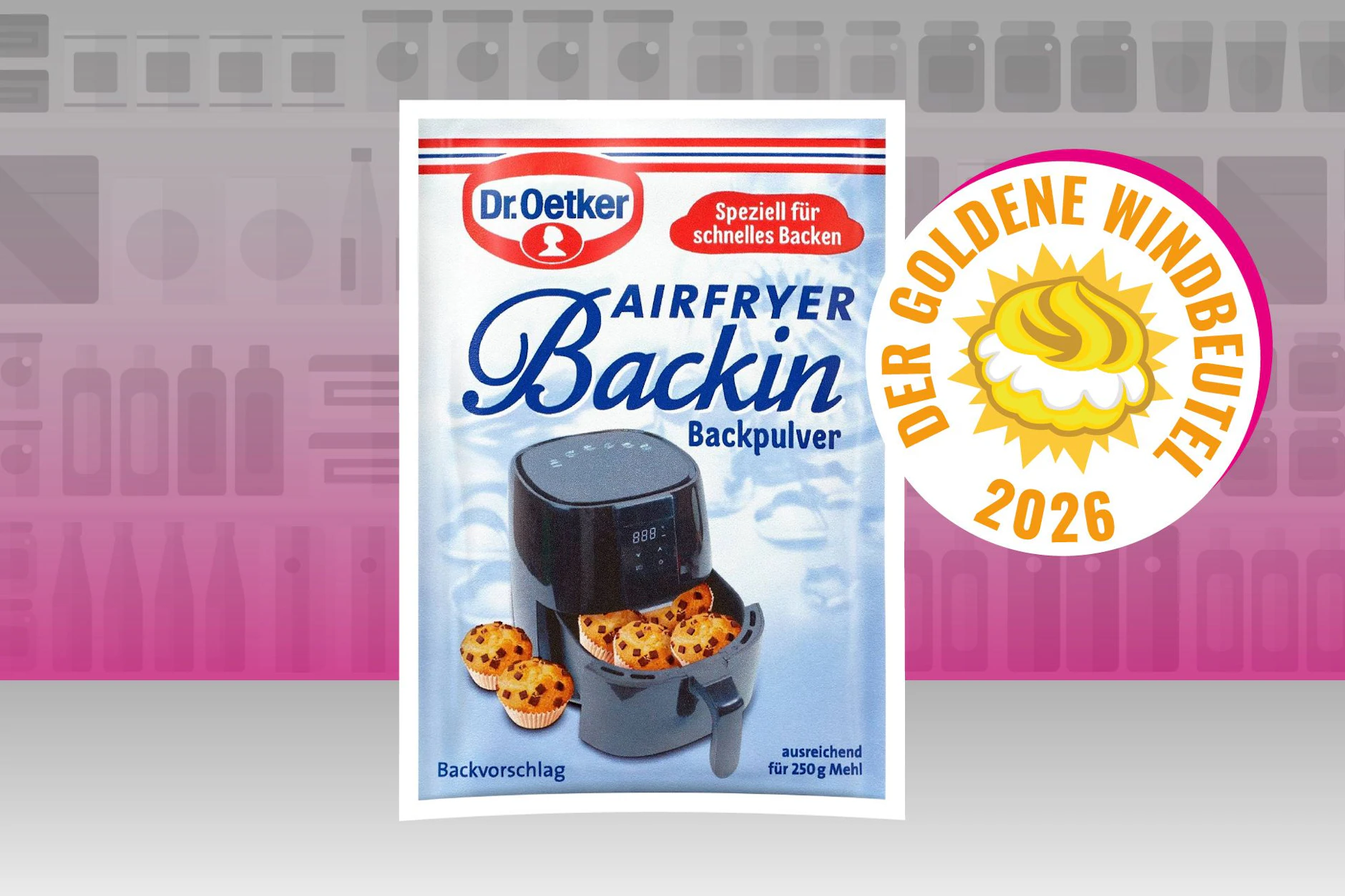Das Airfryer-Backpulver von Dr. Oetker