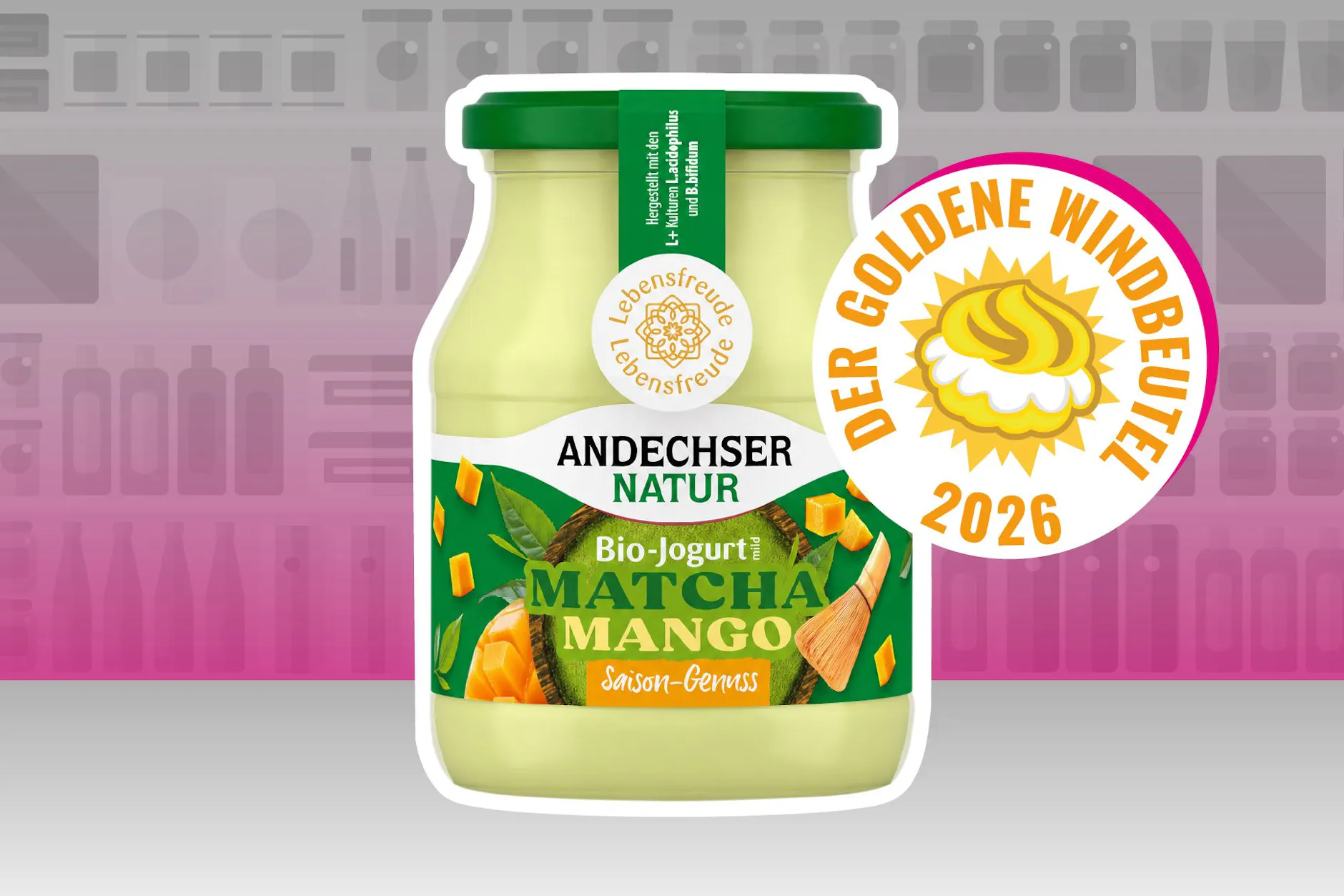 Matcha-Joghurt ist der zweite Kandidat.