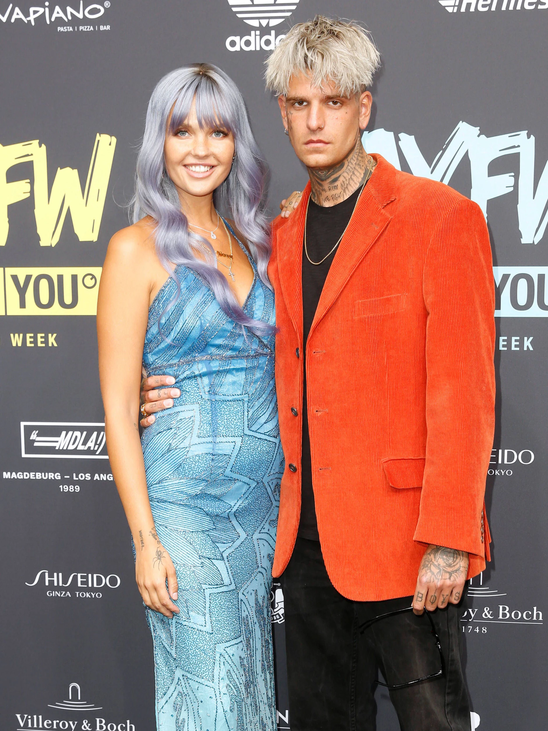 Ihre letzte öffentliche Beziehung führte Bonnie Strange mit dem Künstler Boris Alexander Stein - hier 2019 auf einem Event.