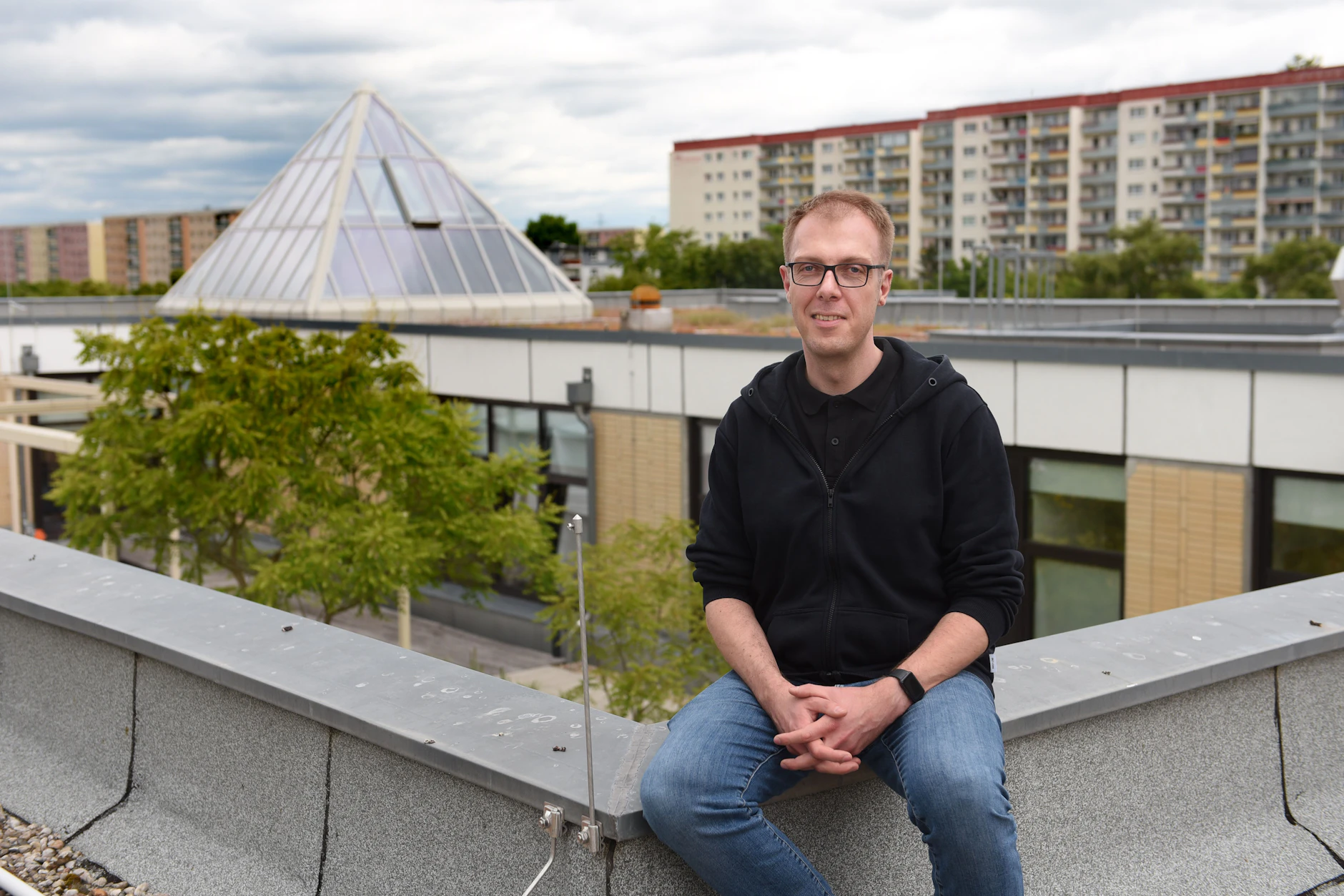 Marco Lieske ist Veranstaltungsmanager im Freizeitforum Marzahn.