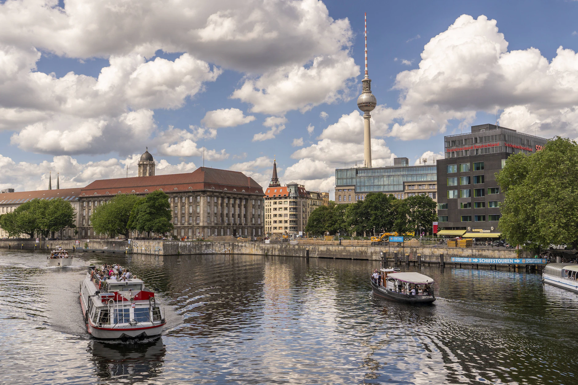 Die Initiative „Save our Spree“ warnt vor der Austrocknung der Spree.