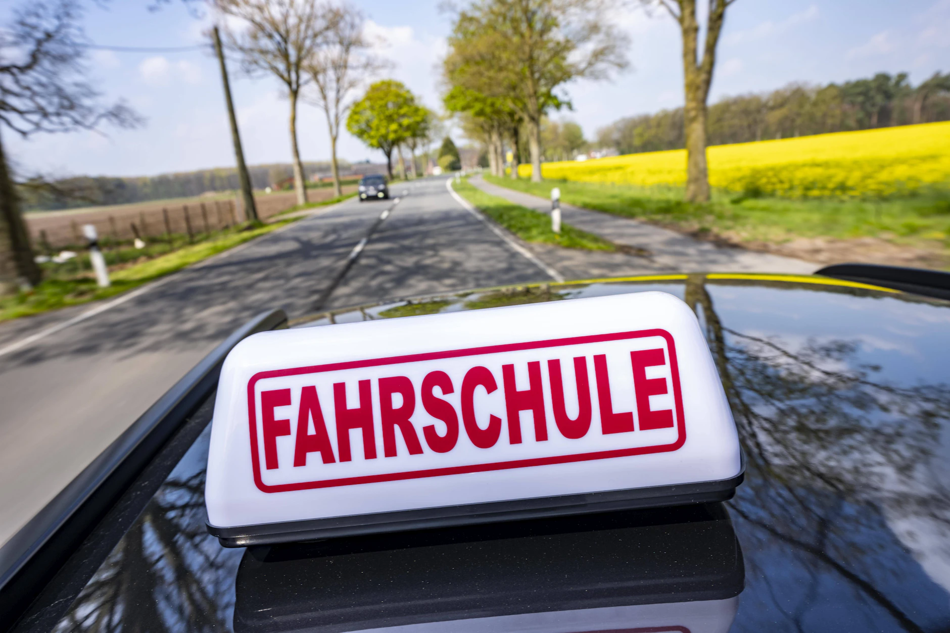 Die Überlandfahrt gehört zur Führerschein-Ausbildung dazu.