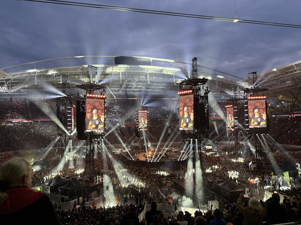 Die Böhsen Onkelz in Leipzig in der Red Bull Arena.