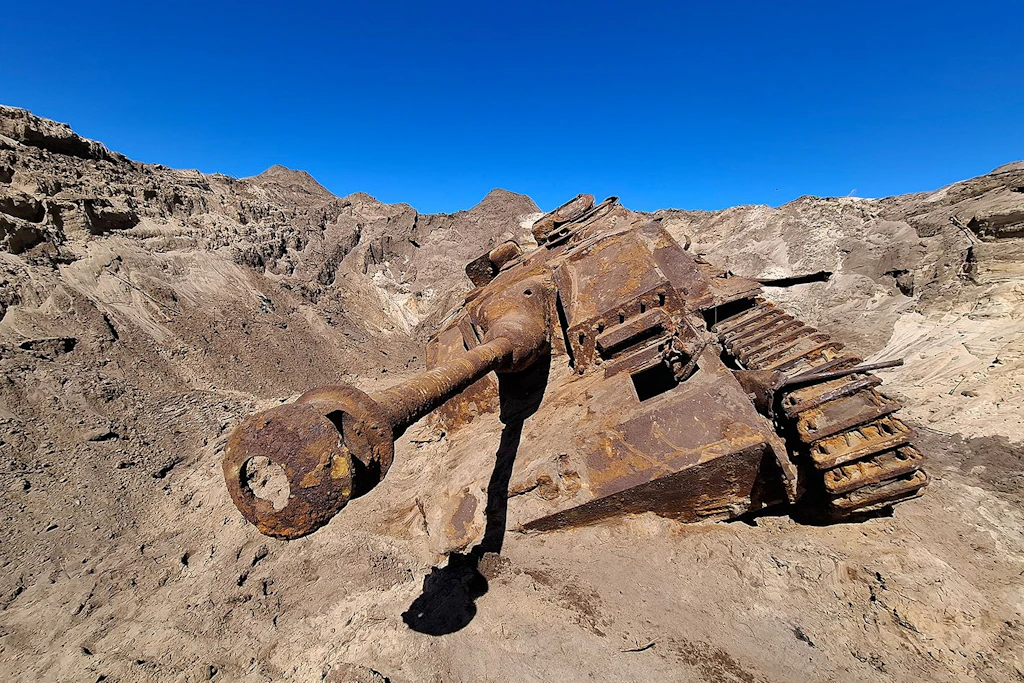 Das Sturmgeschütz III wurde auf dem Gelände des Fliegerhorsts Nordholz geborgen.