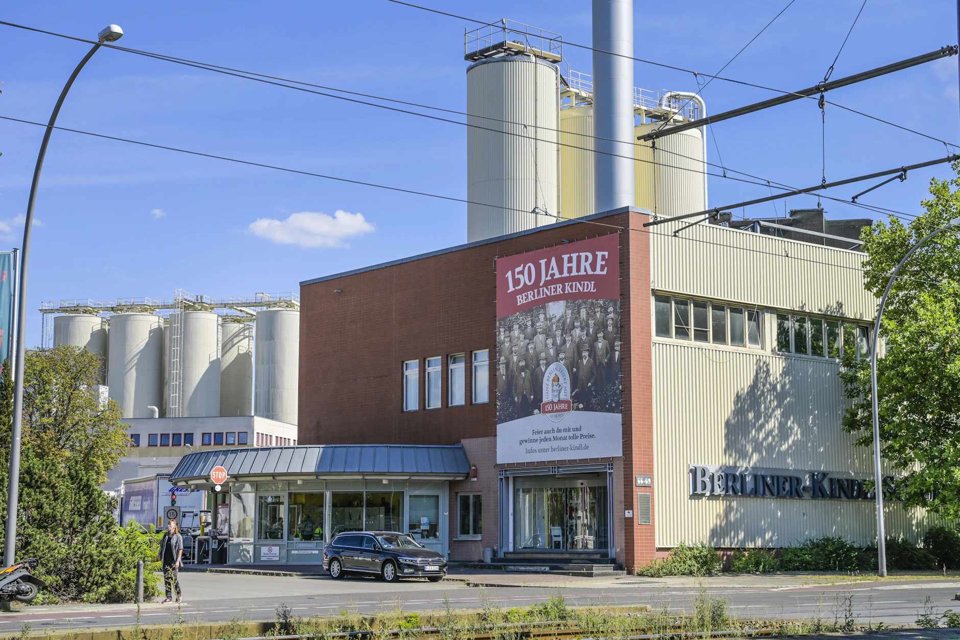 Die Kindl-Schultheiss-Brauerei in der Indira-Gandhi-Straße in Lichtenberg