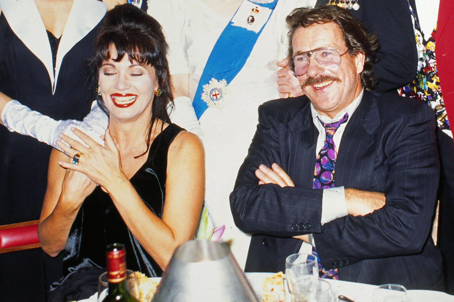 Götz George und Iris Berben bei einer Veranstaltung im Jahr 1998 in Berlin.