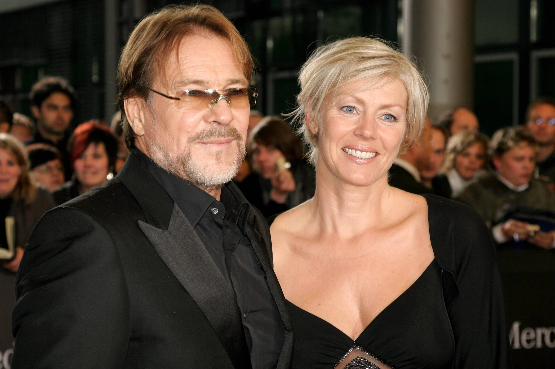 Götz George mit seiner zweiten Frau Marika. Das Paar heiratete 2014, zwei Jahre vor dem Tod des Schauspielers.