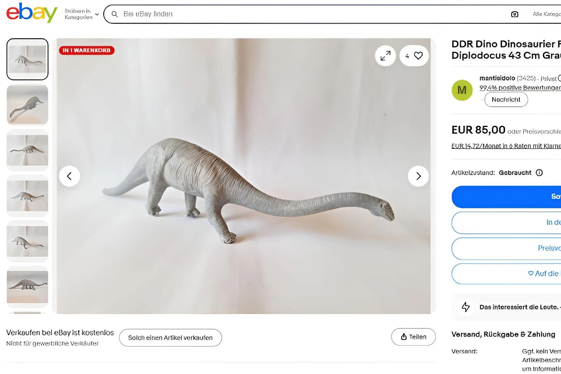 DDR-Dinos aus Kleinwelka: Sammler zahlen über 100 Euro