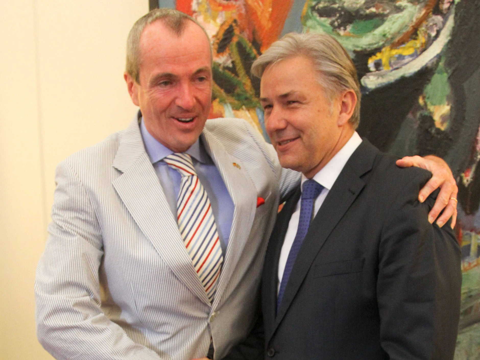 US-Botschafter Philip D. Murphy besuchte auch den ehemaligen Regierenden Bürgermeister Klaus Wowereit oft.