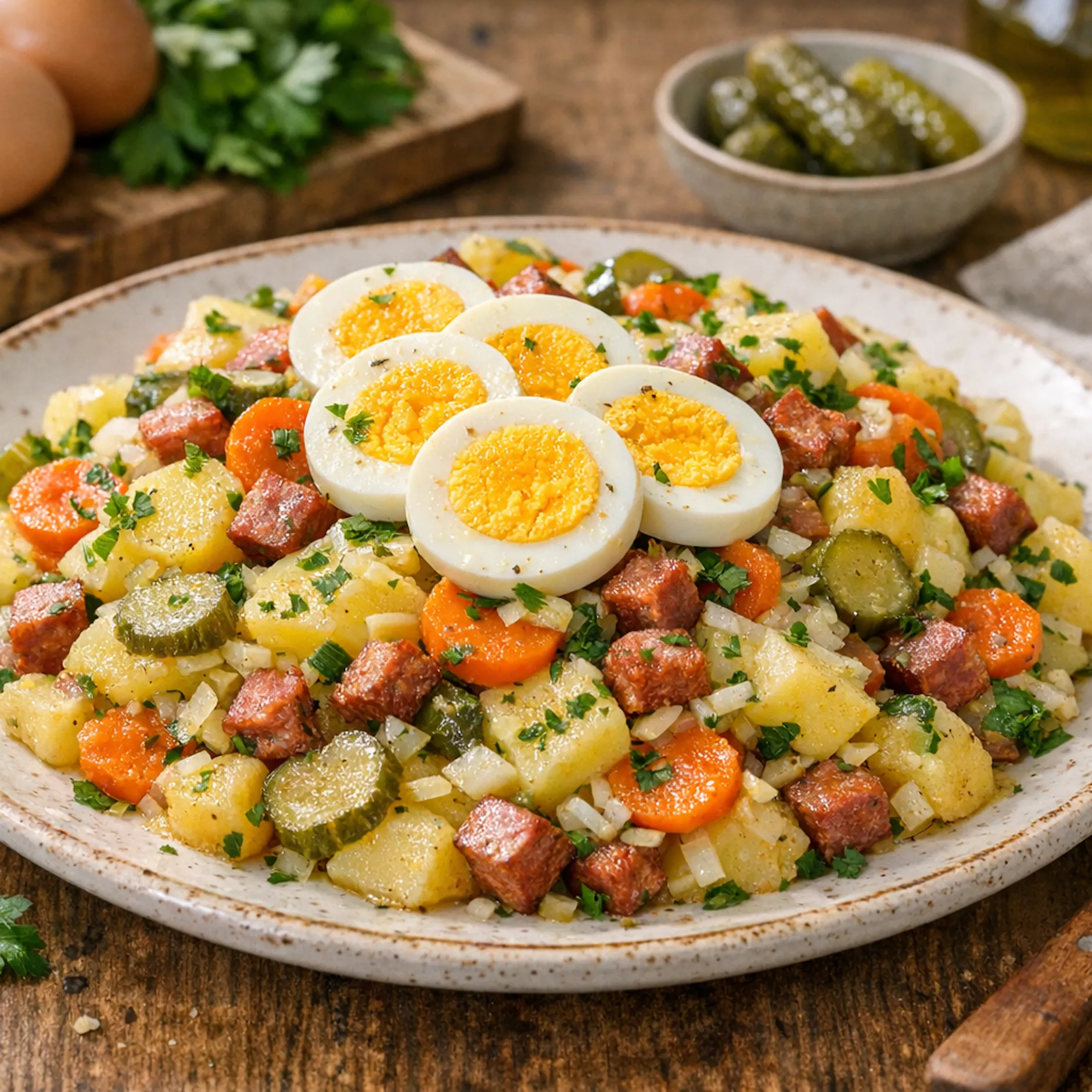Image - Klassiker aus Kurt Drummers Küche: Landküchensalat mit allem, was schmeckt