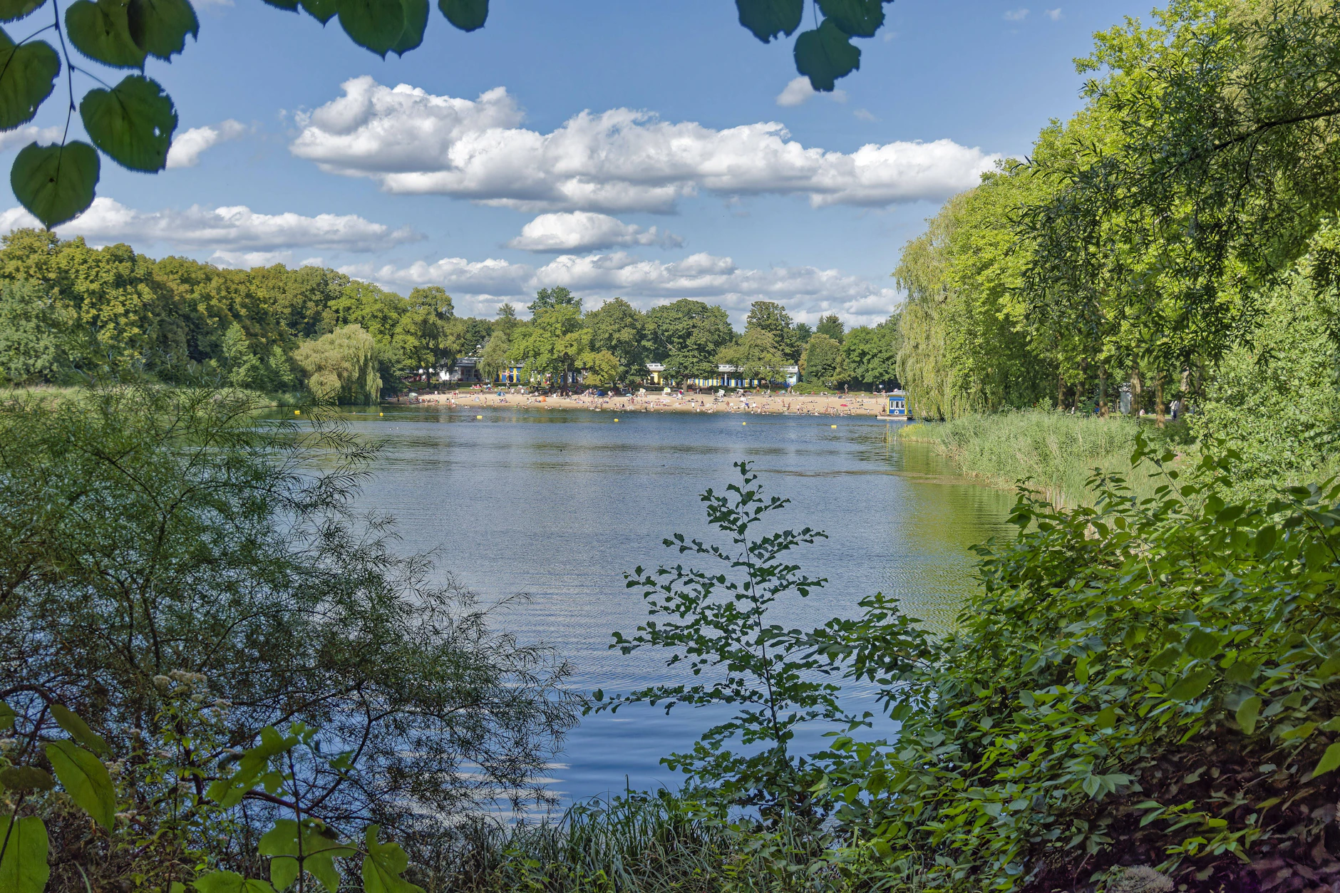 Auch am Orankesee kann man schöne Sommertage verbringen.