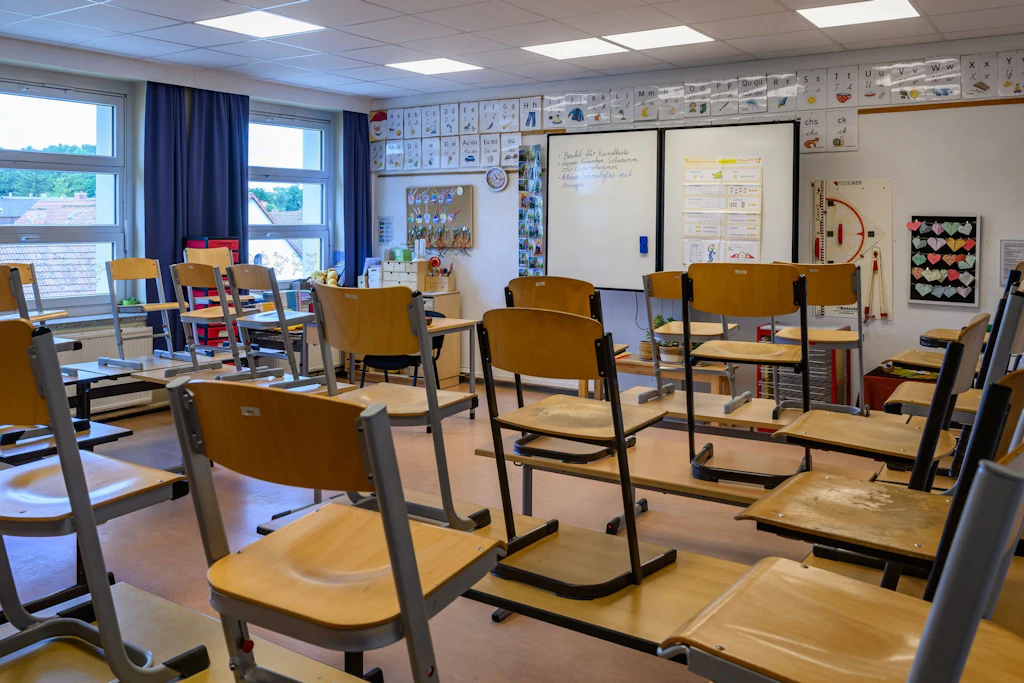 In Berlin Weißensee wird seit acht Jahren eine&nbsp; Schule saniert.